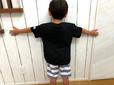 【しまむら　キッズ　半袖Ｔシャツ】後ろ姿もパシャリ！