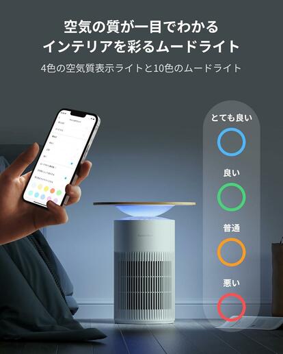 家を自動でキレイ化”映える4in1のSwitchBot 製空気清浄テーブルが過去