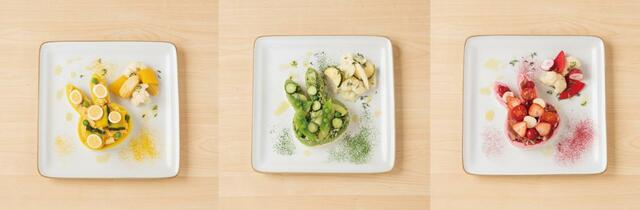 「サンドイッチ(3種)」【ミッフィーのテーマカフェ「miffy café tokyo」がグランドオープン】