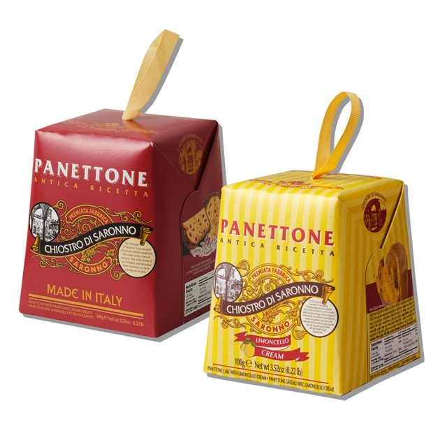 【カルディ「パオロ ラッザローニ パネトーネ／パオロ ラッザローニ パネトーネ（リモンチェッロクリーム）」各￥537】2024年11月中旬より順次発売！