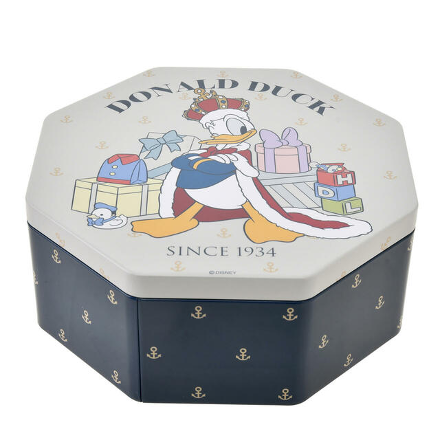 ドナルド クッキー 缶入り DONALD THE KING BIRTHDAY 1,800円
