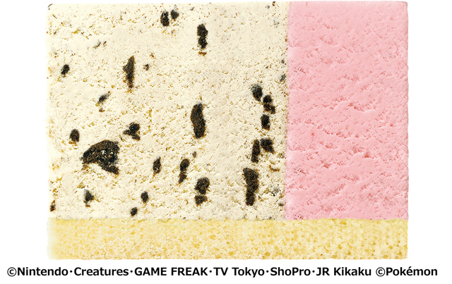 ポケモン パレット４　クッキー入りバニラ+ストロベリー+ホワイトスポンジ