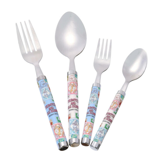 とんすけ&ミス・バニー カトラリーセット Holiday Season collection 2,500円