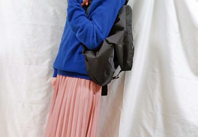 ゆるふわニットにあわせてみた