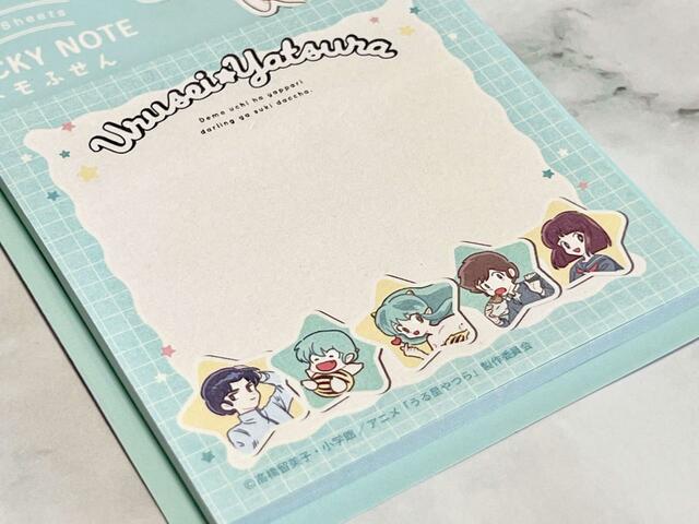 【100円ショップ×うる星やつら】チェック柄にレギュラーキャラが勢揃いです！