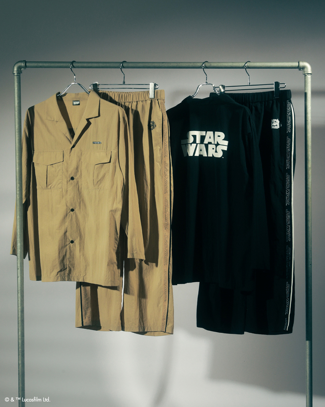 STAR WARS/バックプリントシャツカラー:Beige/Black価格:¥5,990STAR WARS/ロゴテープラインパンツカラー:Beige/Black価格:¥5,990