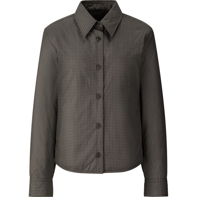 パデットシャツジャケットブラック