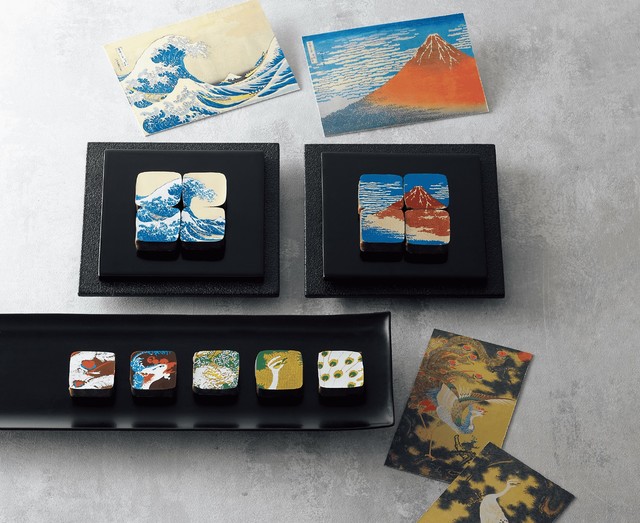 〈岡田美術館チョコレート〉Okada Museum Chocolate『波と富士』など