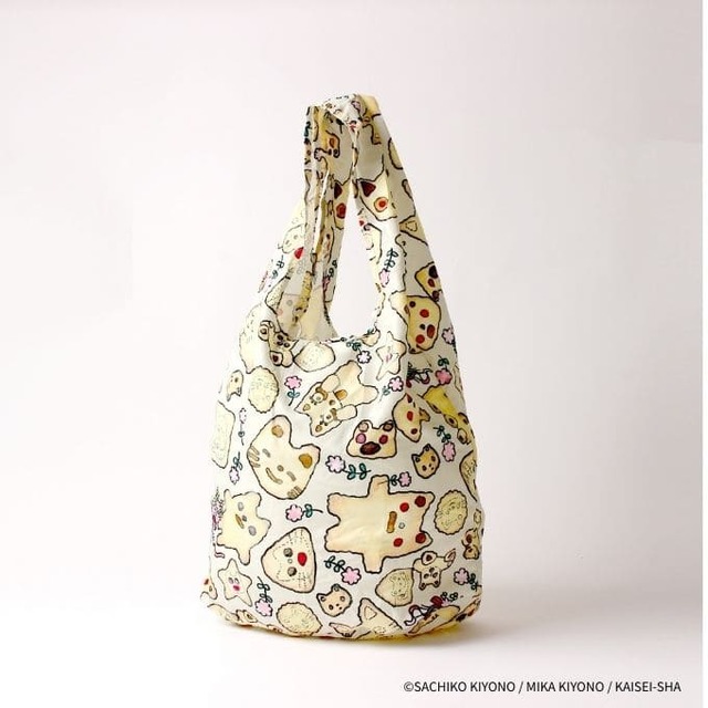 【名作絵本のクッキー缶セレクション by Cake.jp】「ノンタン」エコバッグ／ノンタンの総柄エコバッグがかわいい！