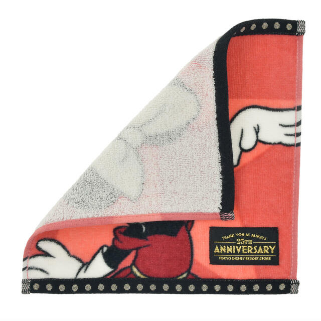 【東京ディズニーリゾート店限定】ミニー ミニタオル 東京ディズニーリゾート店25周年記念 900円