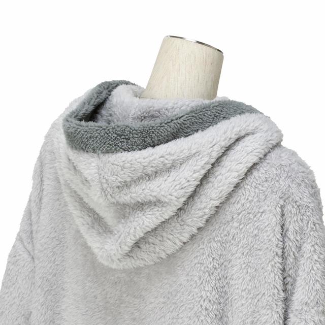 サンゴフリース ブランケットローブ