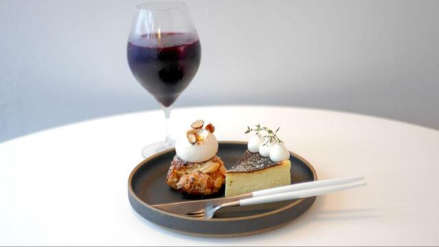 【広島の人気カフェ3選　”few”】ケーキ2種とドリンクが選べるカフェセット 1,400円（税込）