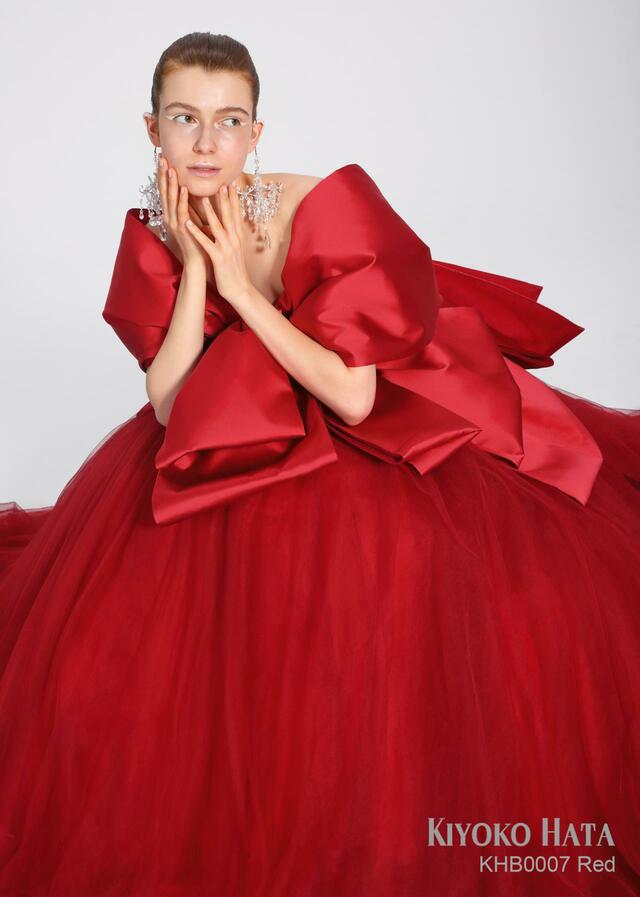 「KIYOKO HATA」新作ウェディングドレス KHB0007_Red