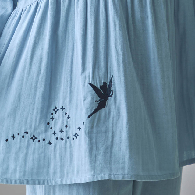 ダブルガーゼのフレアパジャマ「ティンカー・ベル」｜￥5,990 （税込）