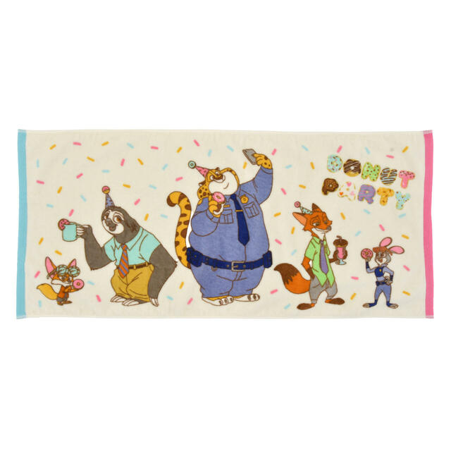ズートピア フェイスタオル 10TH Anniversary Collection from the Disney movie Zootopia 1,800円