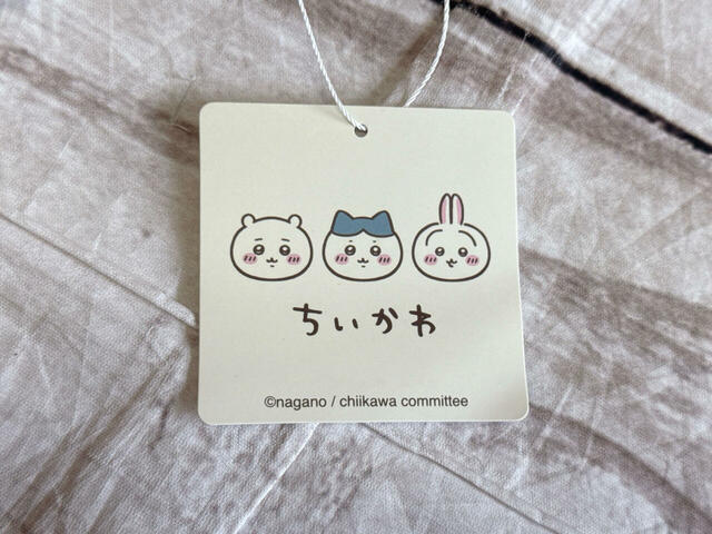 紙タグもちいかわ仕様なのがうれしい♪