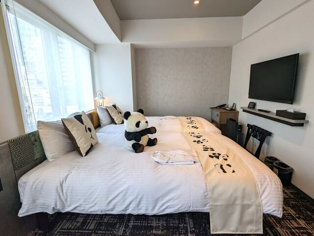 【三井ガーデンホテル上野】パンダスーペリアツイン