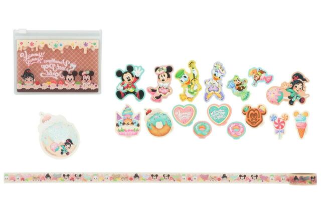 ステーショナリーセット 1,600円｜ディズニー・パルパルーザ“ヴァネロペのスウィーツ・ポップ・ワールド”グッズ｜販売店舗：東京ディズニーランド「ディズニー＆カンパニー」｜発売日：2026年4月8日（水）