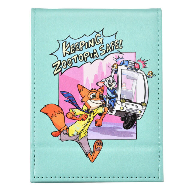 ジュディ・ホップス&ニック・ワイルド、レミングのビジネスマン ミラー・鏡 折りたたみ式 ZOOTOPIA COMIC STYLE 1,100円