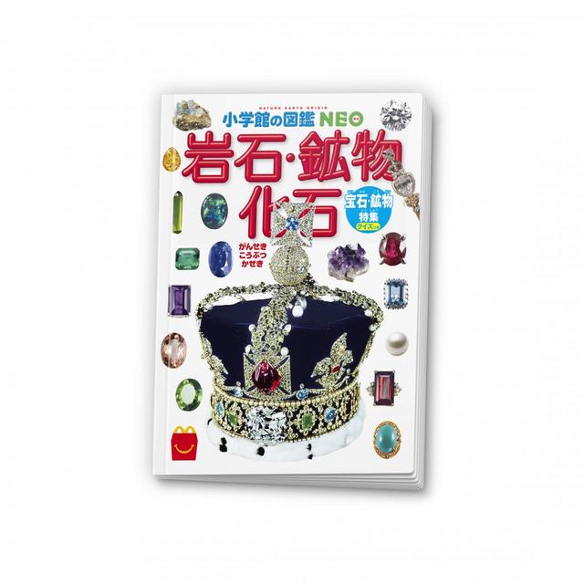 図鑑「岩石・鉱物・化石/宝石・鉱物特集 クイズつき」表紙