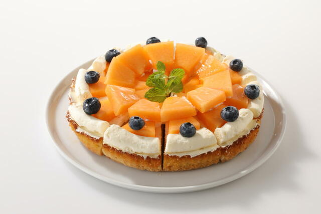 「フルパラ限定スイーツ「メロンタルト」」＜期間：2025年7月8⽇〜＞【【スイパラ】夏のフルーツ“桃・メロン・マンゴー”が食べ放題！ファーストプレートに「沖縄県産アップルマンゴー」が登場！】