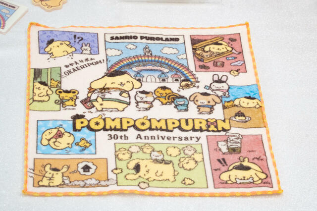 POMPOMPURIN 30th Anniversary タオル 990円