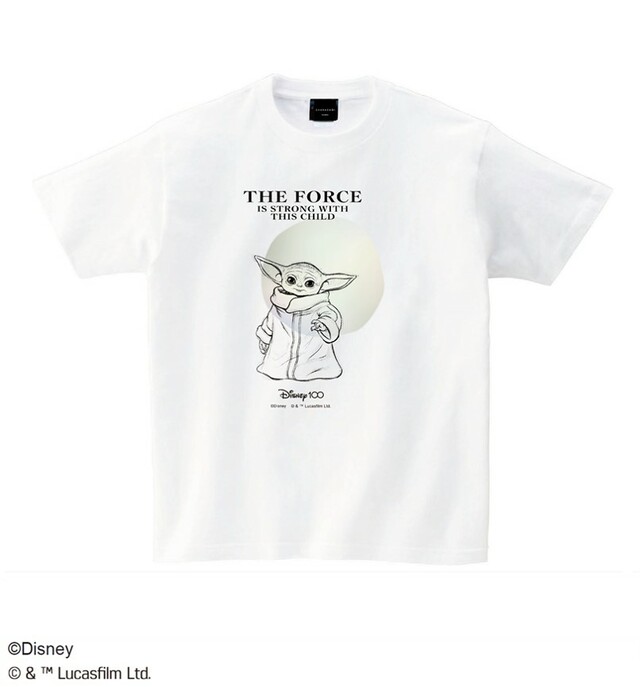ディズニー100周年限定デザイン Grogu Tシャツ 4,800円