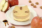 「とらねこチーズケーキ～キャラメルアップル～」＜価格：2,160円（税込）＞【ねこねこ新商品『にゃんともおいしいバターサンド～レーズン～』発売！『ねこねこランチトートバッグ』も見逃せない！】