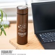 真空断熱二層構造&茶こし付き!スヌーピーデザインの保冷保温ボトル