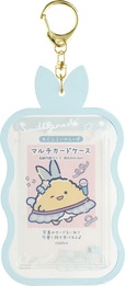 【すみっコぐらし新商品「マルチカードケース」1,045円】あじふらいのしっぽがかわいいブルー