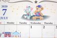 2020年ダッフィー&フレンズのカレンダー（壁掛けタイプ）