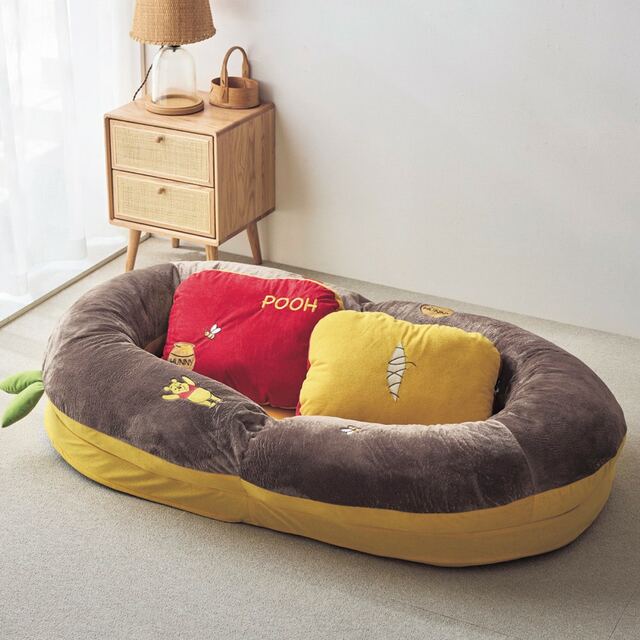 3WAYでくつろげる！クッション付きふかふかビッグ座椅子(選べるキャラクター)｜￥32,800 （税込）