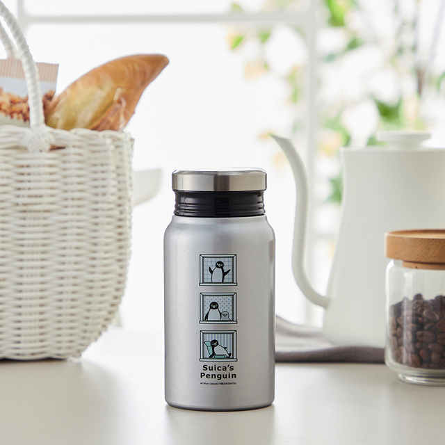 Suicaのペンギン ベルメゾン ミルク瓶のような形の保温保冷サーモボトル「Suicaのペンギン」｜2,990円（税込）