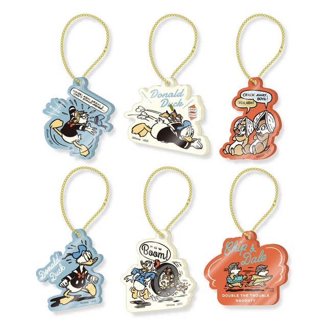 アクリルキーホルダー(ランダム6種) 748円|「チップとデール&ドナルドダック」OH MY CAFE