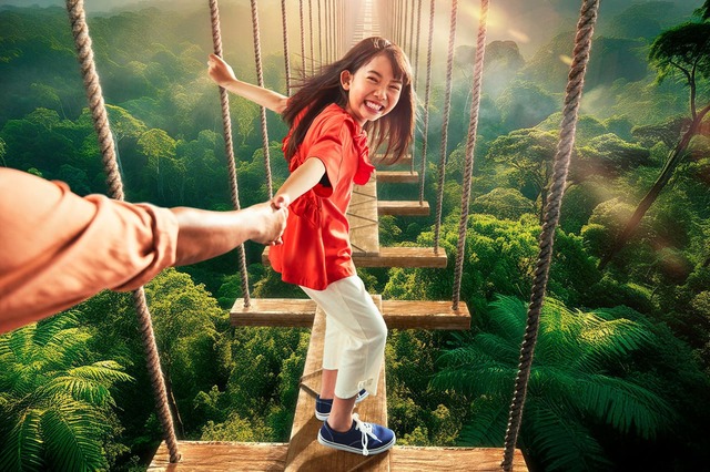 【ジャングリア沖縄】TREE-TOP TREKKING ツリートップ トレッキング