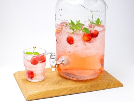 さくらんぼのフレーバーウォーター