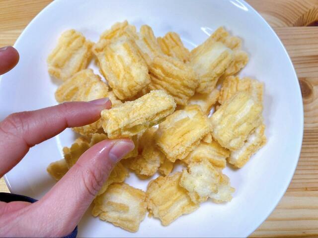 【ドン・キホーテ きね餅 塩】厚めで食べ応えもバッチリ！