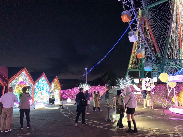 リフトを降りたところから見える風景