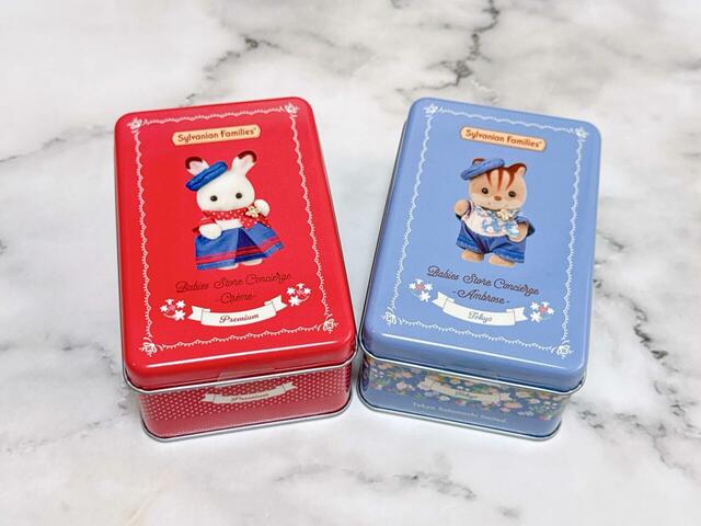 「シルバニアファミリー 森のお家Premium」で買える「森の赤ちゃんコンシェルジュ 缶入りクッキー」