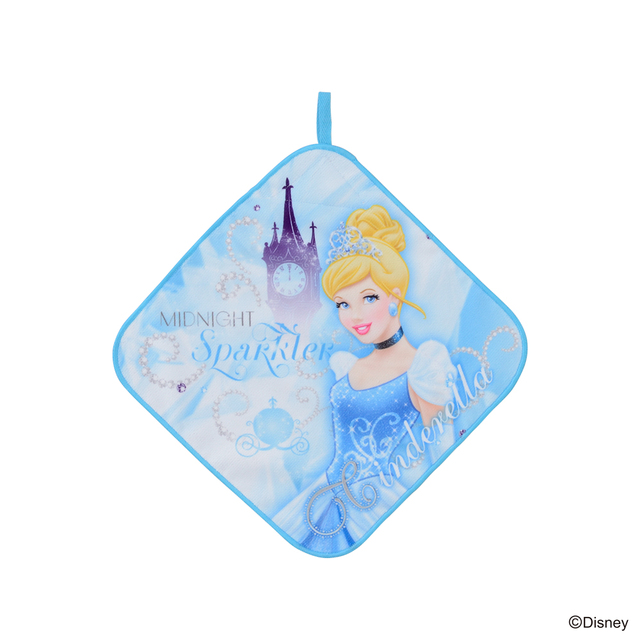 ディズニープリンセス モアプラスループ付タオル