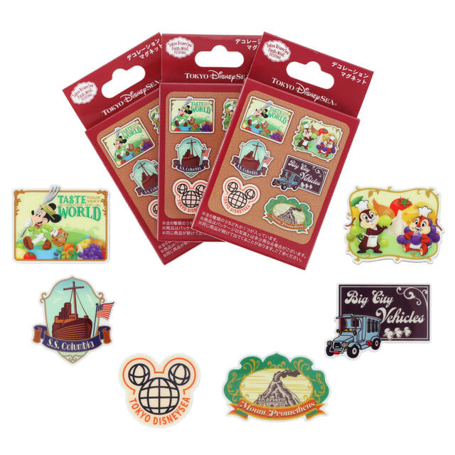 デコレーションマグネット 1,100円｜東京ディズニーシー・フード＆ワイン・フェスティバル スペシャルグッズ｜発売日：2025年4月7日（月）