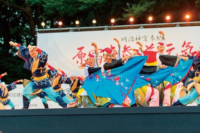 明治神宮 奉納 原宿表参道元氣祭スーパーよさこい2016