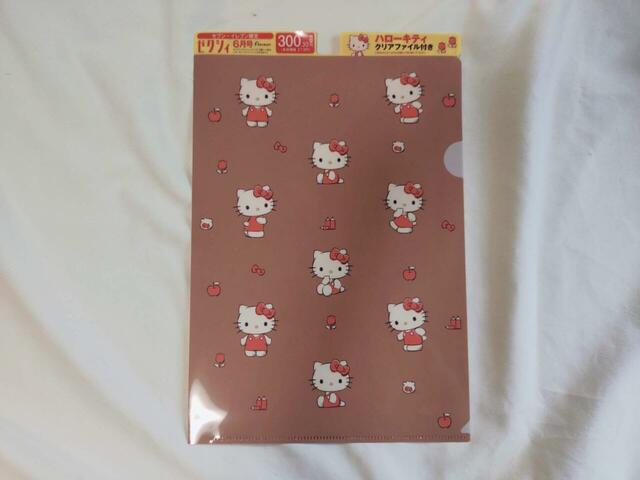 セブンイレブン（店舗限定）で購入すると、キティちゃんのクリアファイルも付いてきます