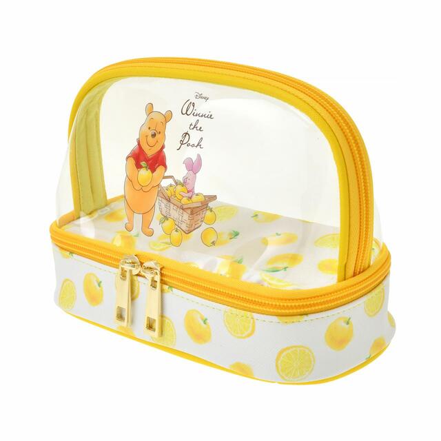 プーさん&ピグレット ポーチ 2段式 YUZU POOH 3,300円