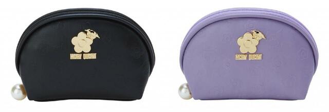 【マリークヮント×クロミ】コラボ商品：ラウンドポーチ（全2種）各4,180円（税込）