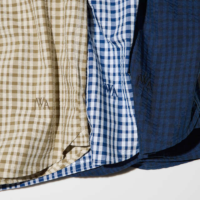 MEN「シアサッカーシャツ(半袖)」各¥2,990