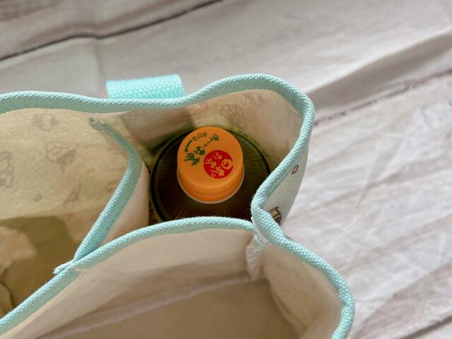 500mlのホットのペットボトルはちょうど入りました！