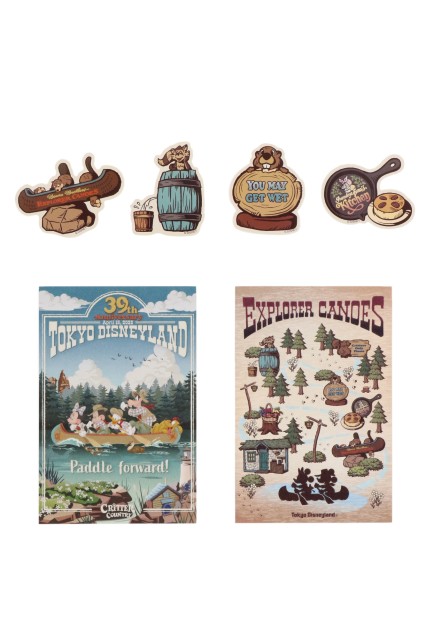 【東京ディズニーランド39周年記念グッズ】ポストカード&ステッカー