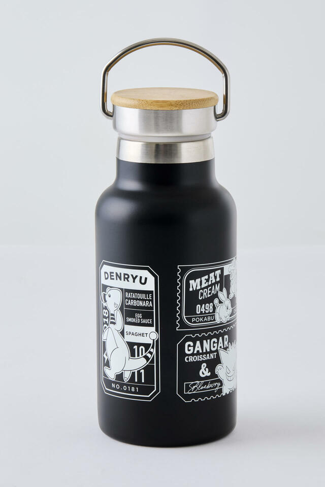 「ポケモンオリジナルウッドキャップ・ステンレスボトル」＜価格：3,850円（税込）＞【全国のプロント・エプロントに“ポケモンのスペシャルメニュー”が登場！「旅」をテーマにしたノベルティも付いてくる！】