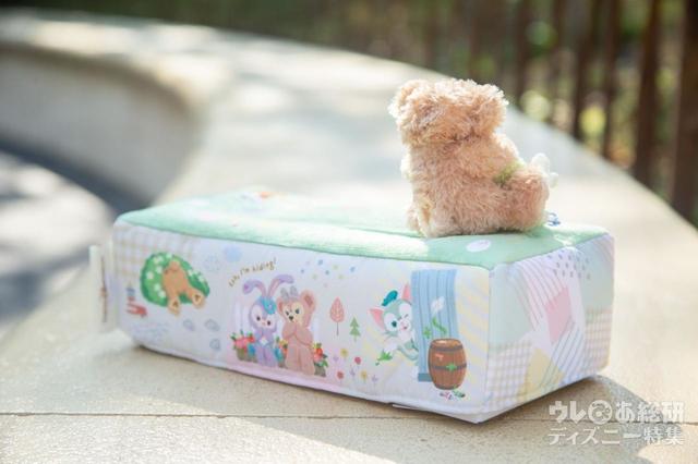 「ダッフィーたちのかくれんぼ」ティッシュボックスカバー